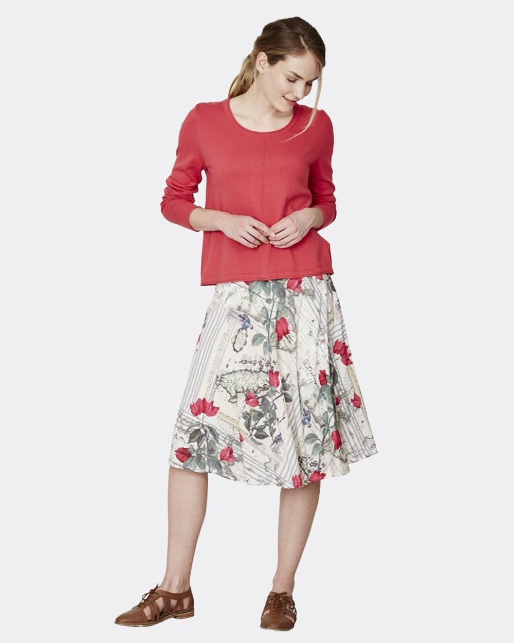 Women Raspberry Top Thought Isadora Womens Top - Raspberry – CHO
