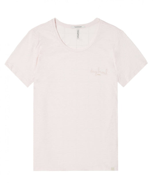 Maison Scotch Crew Neck 7 lights of day Artworks Womens Tee