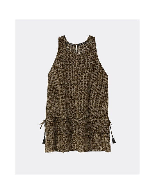 Maison Scotch Silky Feel Higher Neckline Womens Tank Top