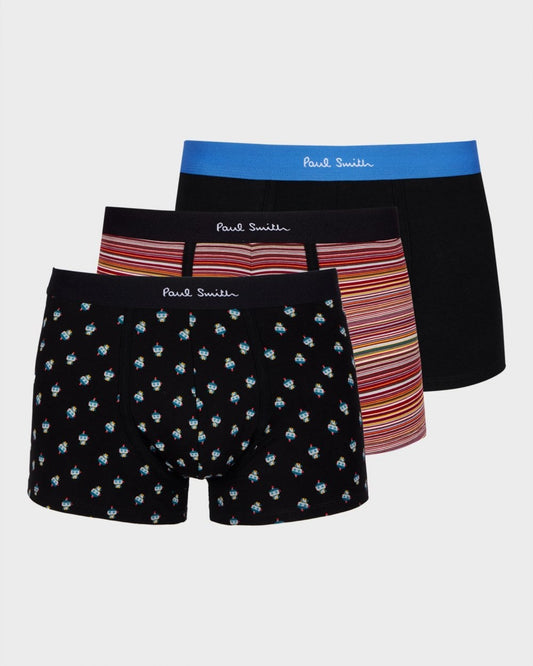 Paul Smith Paul Smith 3-Pack Mens Robot Mix Trunks