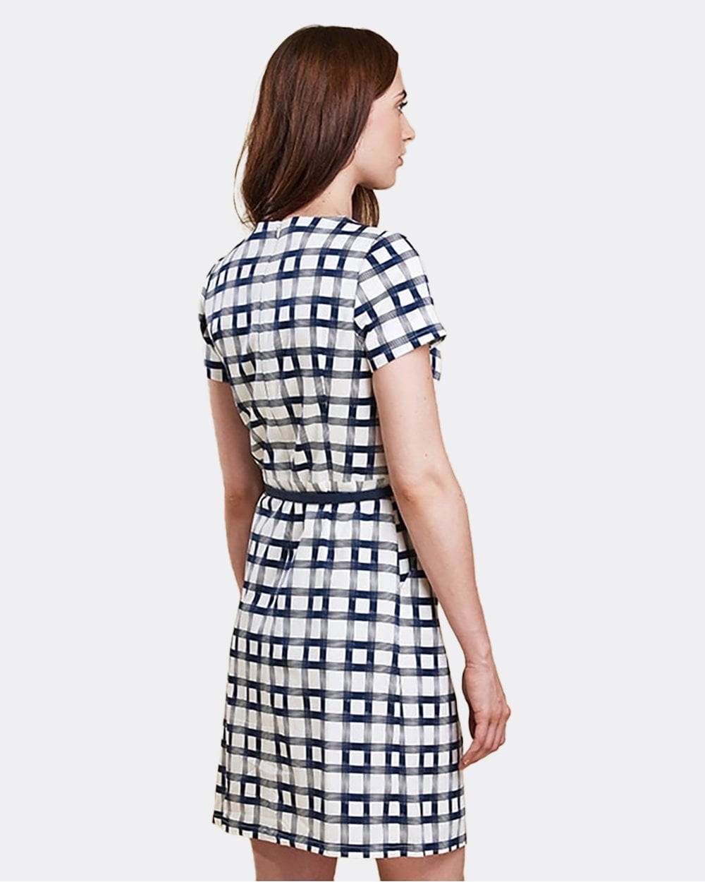 Barbour Earlsburn Womens Dress - Cloud / Navy