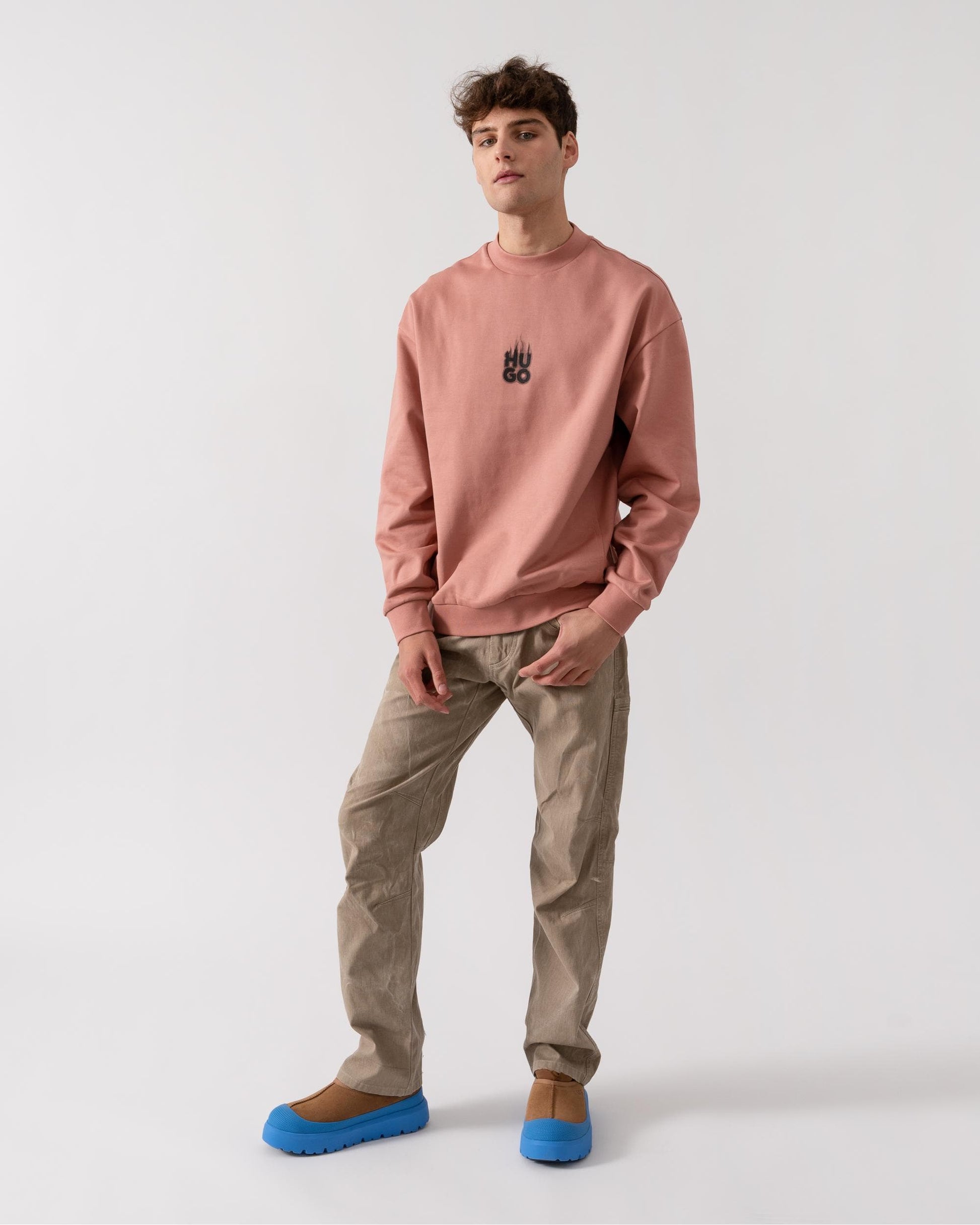 HUGO HUGO Durungu Mens Crew Neck Sweatshirt