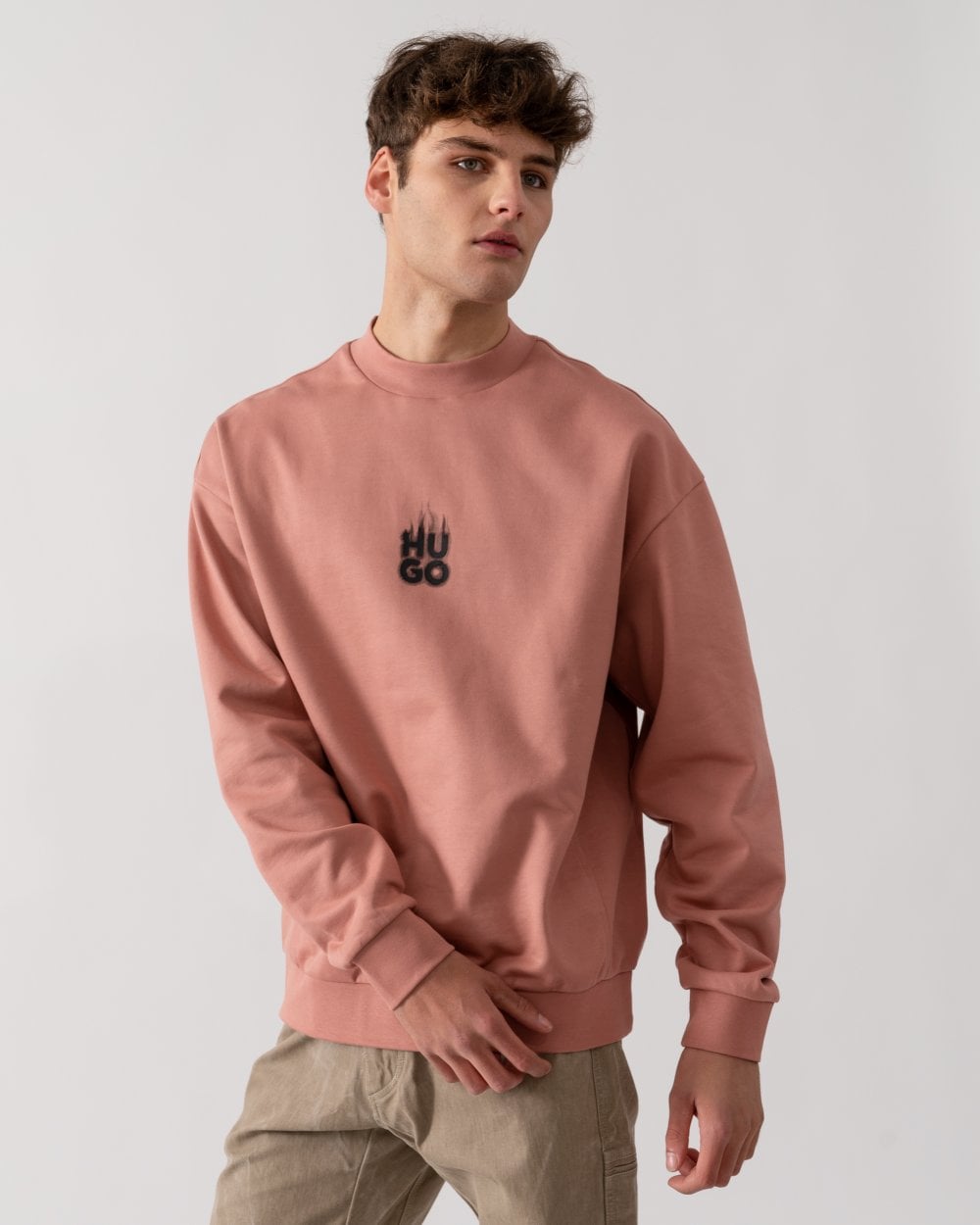 HUGO HUGO Durungu Mens Crew Neck Sweatshirt