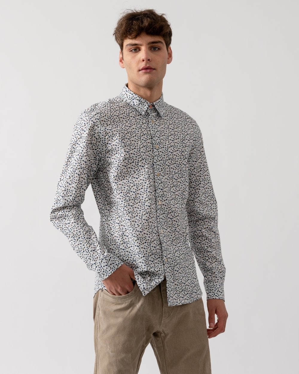 PS Paul Smith Mens Long Sleeve Tailored Fit Shirt