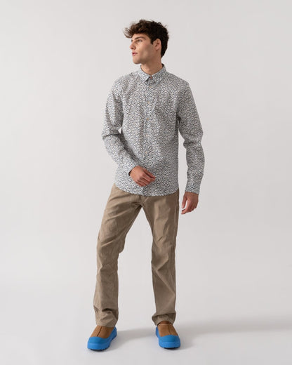 PS Paul Smith Mens Long Sleeve Tailored Fit Shirt - 02 Off White