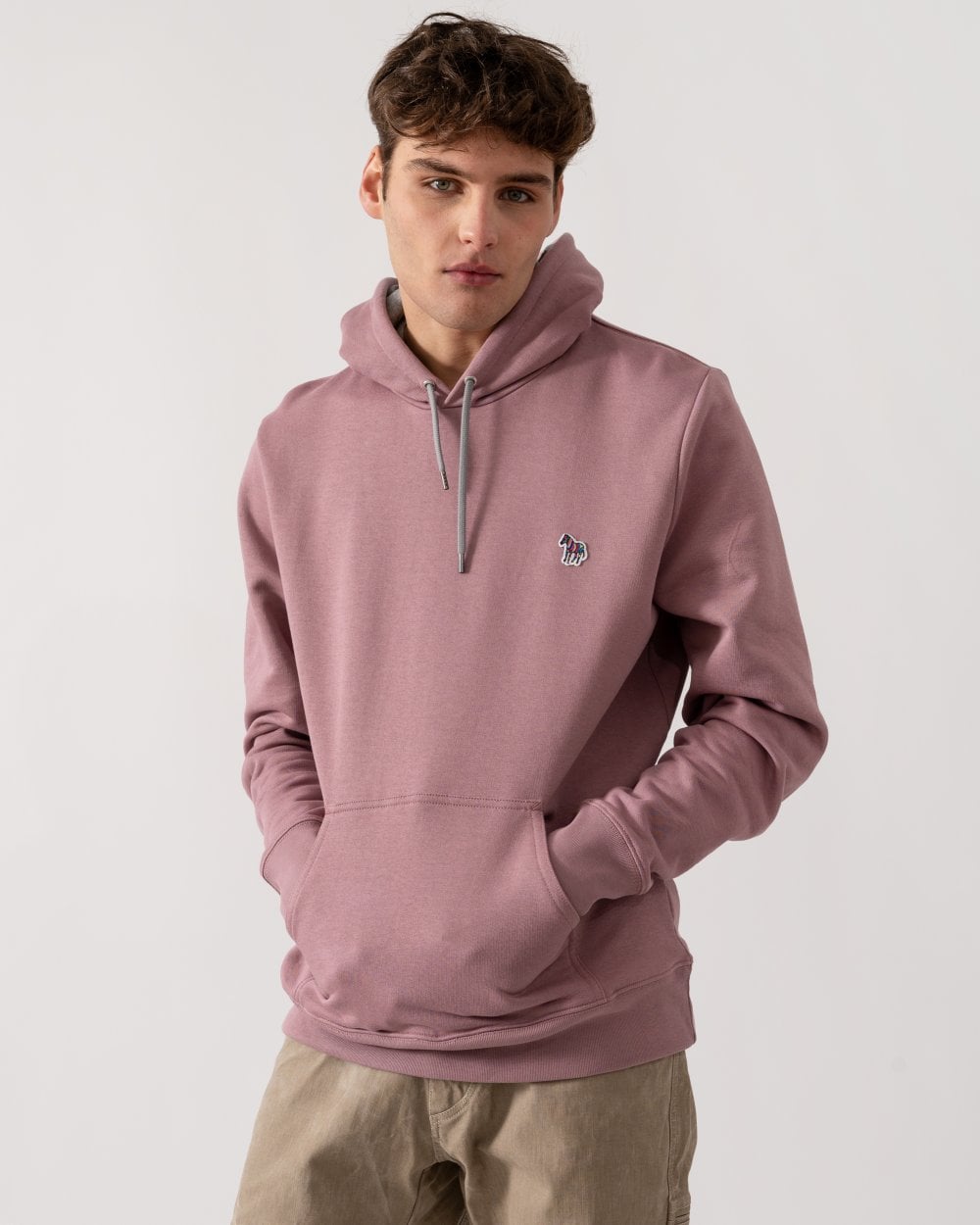 PS Paul Smith Mens Regular Fit Pullover Zebra Hoodie