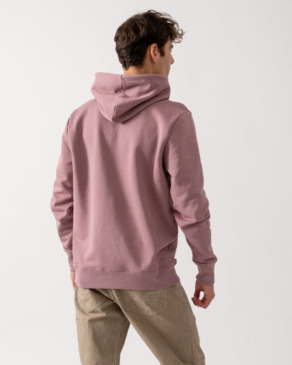 PS Paul Smith Mens Regular Fit Pullover Zebra Hoodie - 55 Mauve