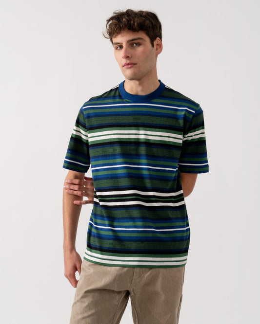 Paul Smith PS Paul Smith Mens Short Sleeve Multi Stripe T-Shirt