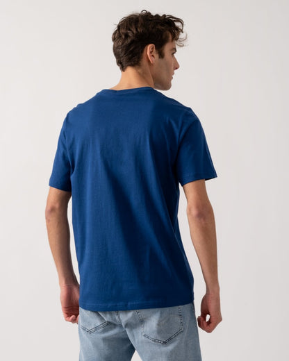 PS Paul Smith Mens Regular Fit Short Sleeve Zebra T-Shirt - 48C Dark Indigo