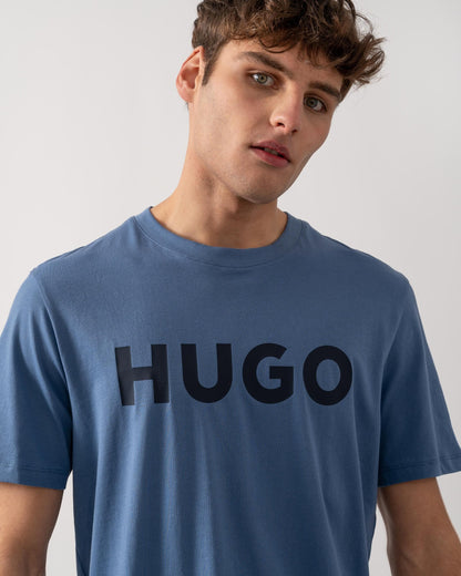 HUGO Dulivio Mens T-Shirt - Open Blue 476