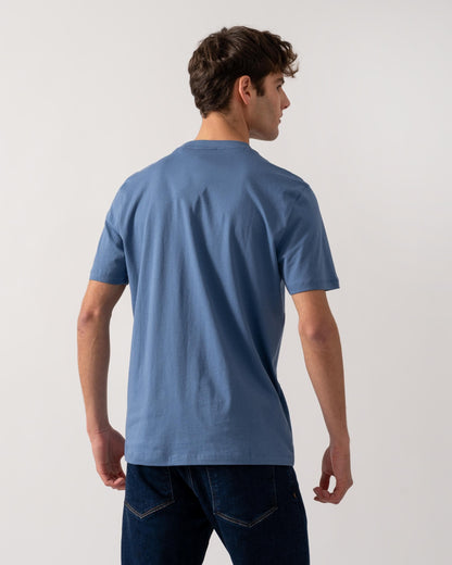 HUGO Dulivio Mens T-Shirt - Open Blue 476