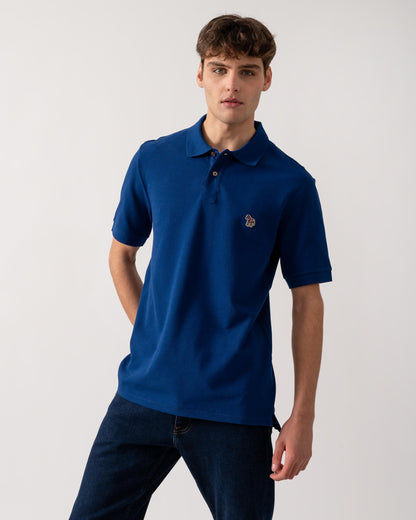 PS Paul Smith Mens Organic Cotton Zebra Polo Shirt