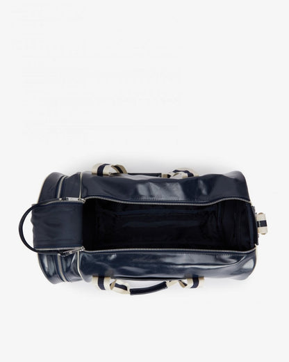 Fred Perry NOS Classic Barrel Bag - Navy/Ecru 635