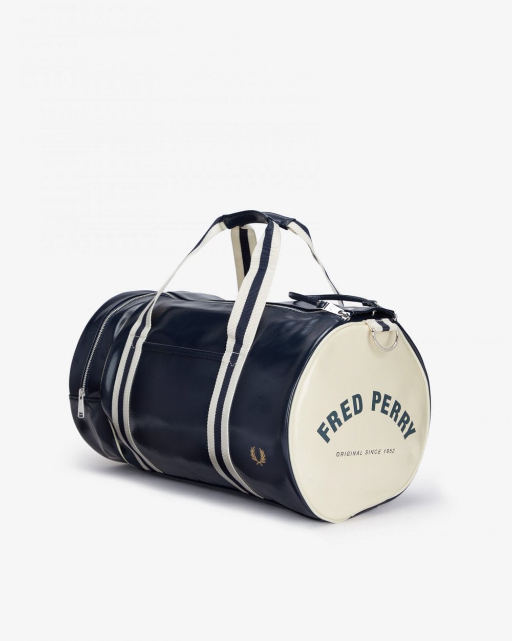 Fred Perry NOS Classic Barrel Bag - Navy/Ecru 635