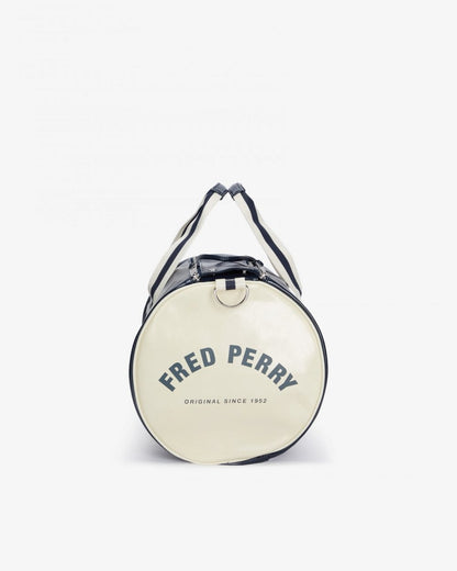 Fred Perry NOS Classic Barrel Bag - Navy/Ecru 635