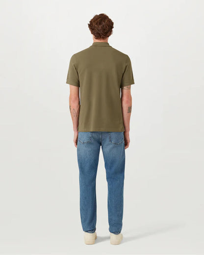 Belstaff Short Sleeved Mens Polo - Surplus Green