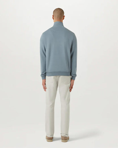 Belstaff Quarter Zip Sweatshirt - Blue Flint