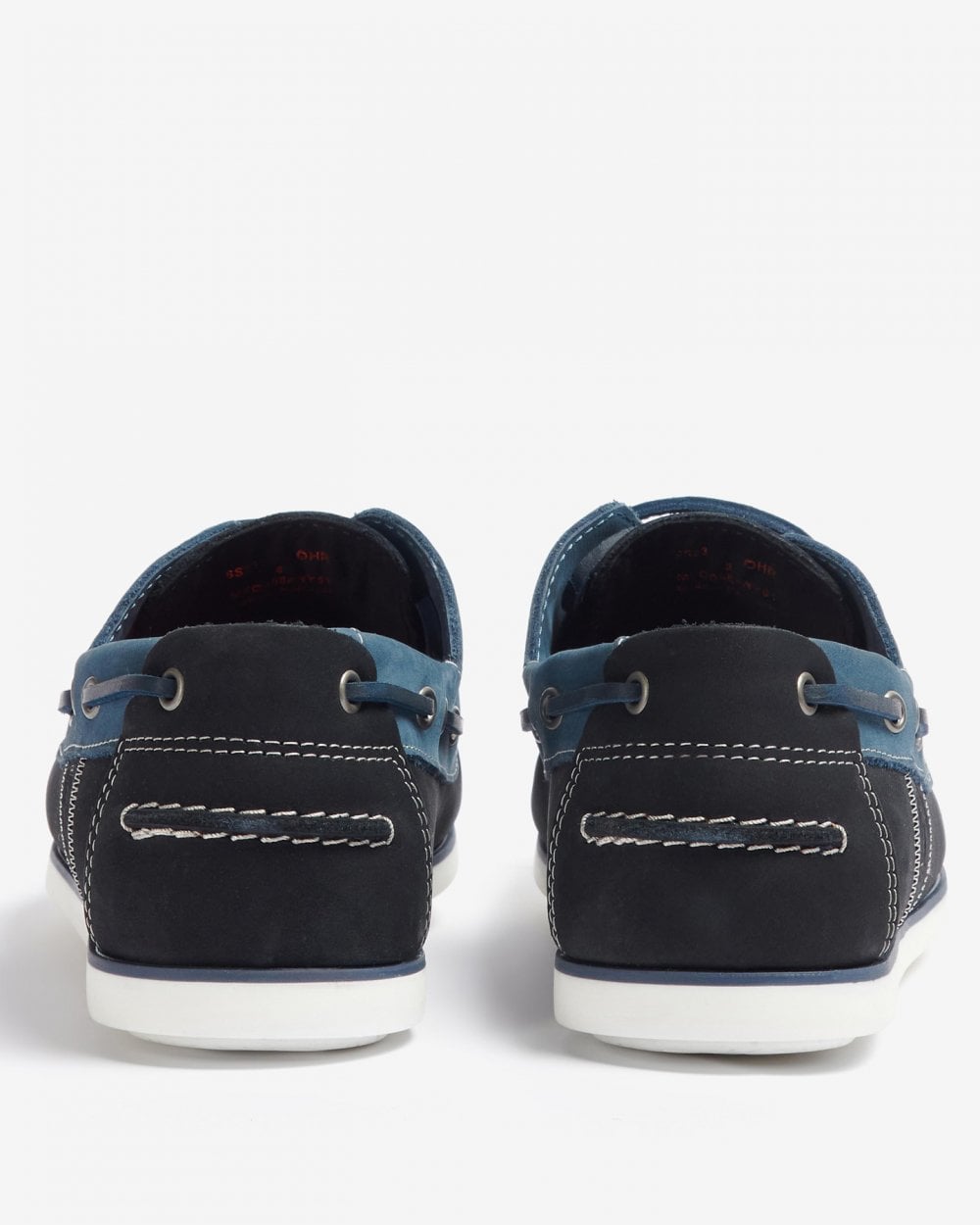 Barbour Wake Mens Boat Shoes - Washed Blue