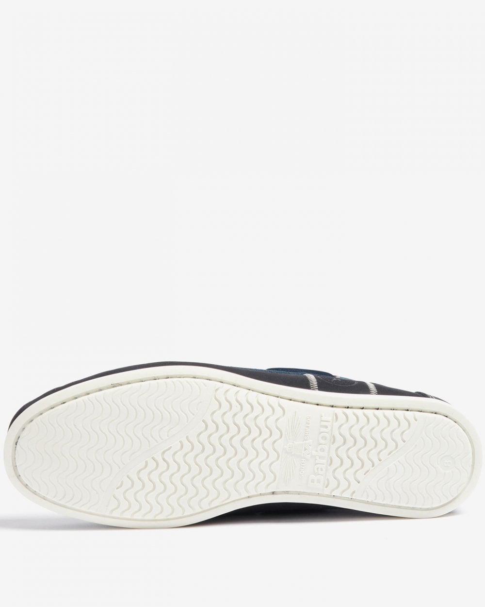 Barbour Wake Mens Boat Shoes - Washed Blue