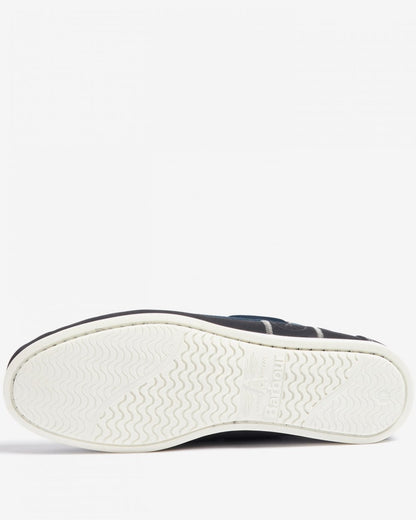 Barbour Wake Mens Boat Shoes - Washed Blue
