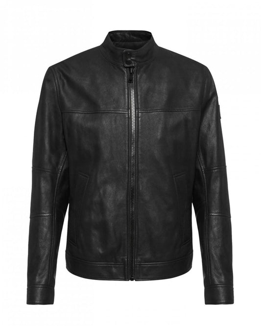 BOSS Orange BOSS Orange Josep 1 Mens Leather Jacket