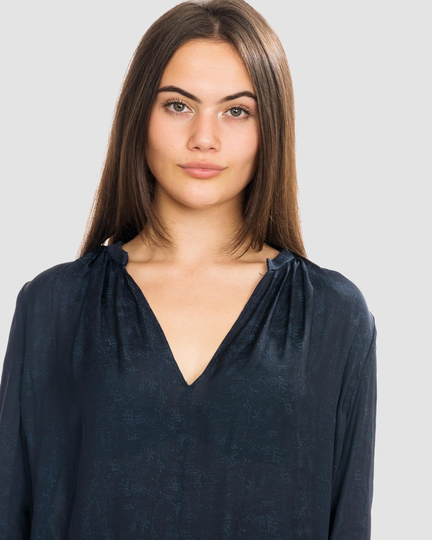 Samsoe & Samsoe Elva ls Womens Blouse 10793 - Dark Sapphire