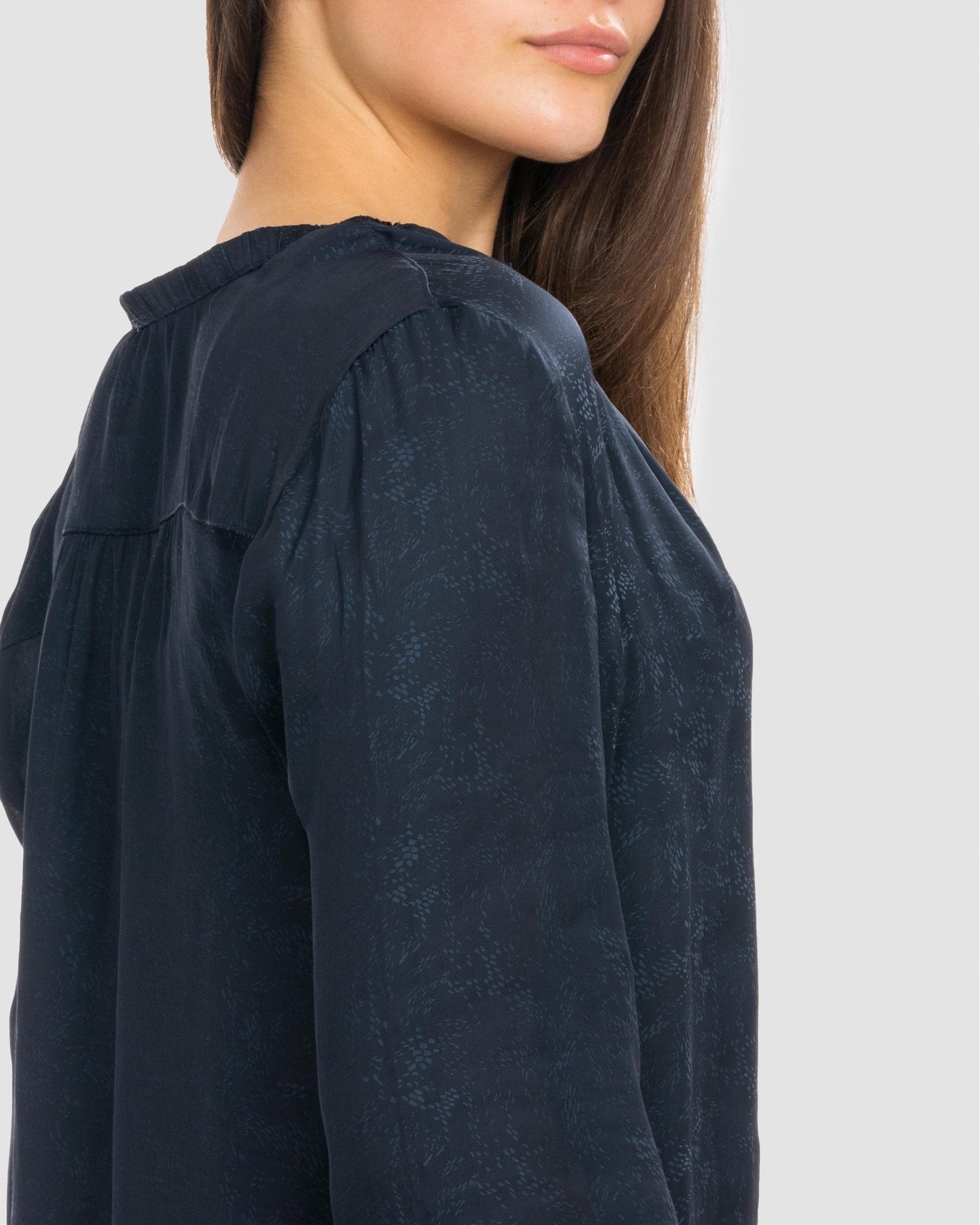 Samsoe & Samsoe Elva ls Womens Blouse 10793 - Dark Sapphire