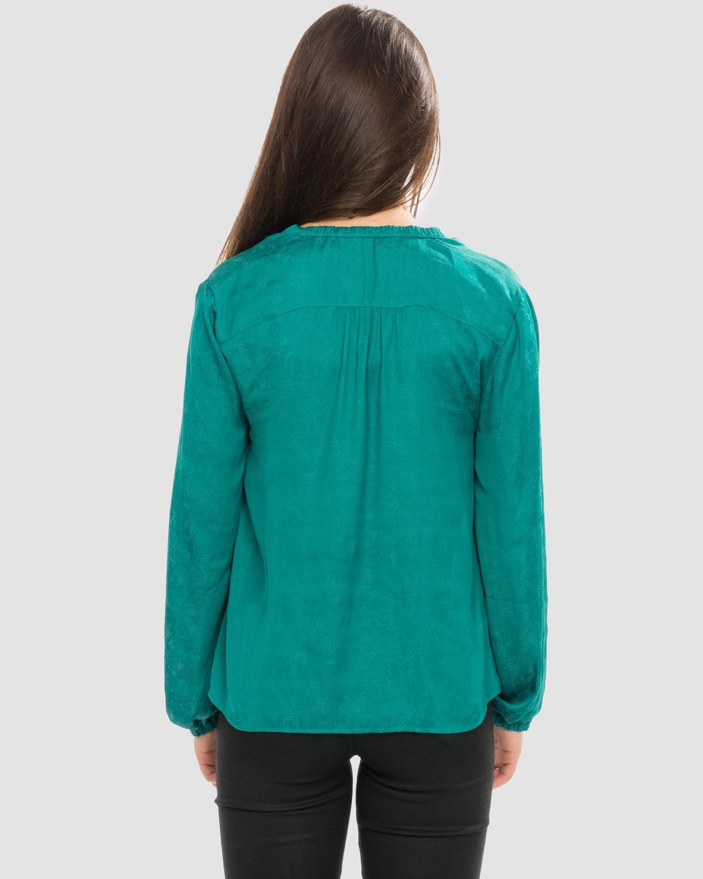 Samsoe & Samsoe Elva ls Womens Blouse 10793 - Quetzal Green