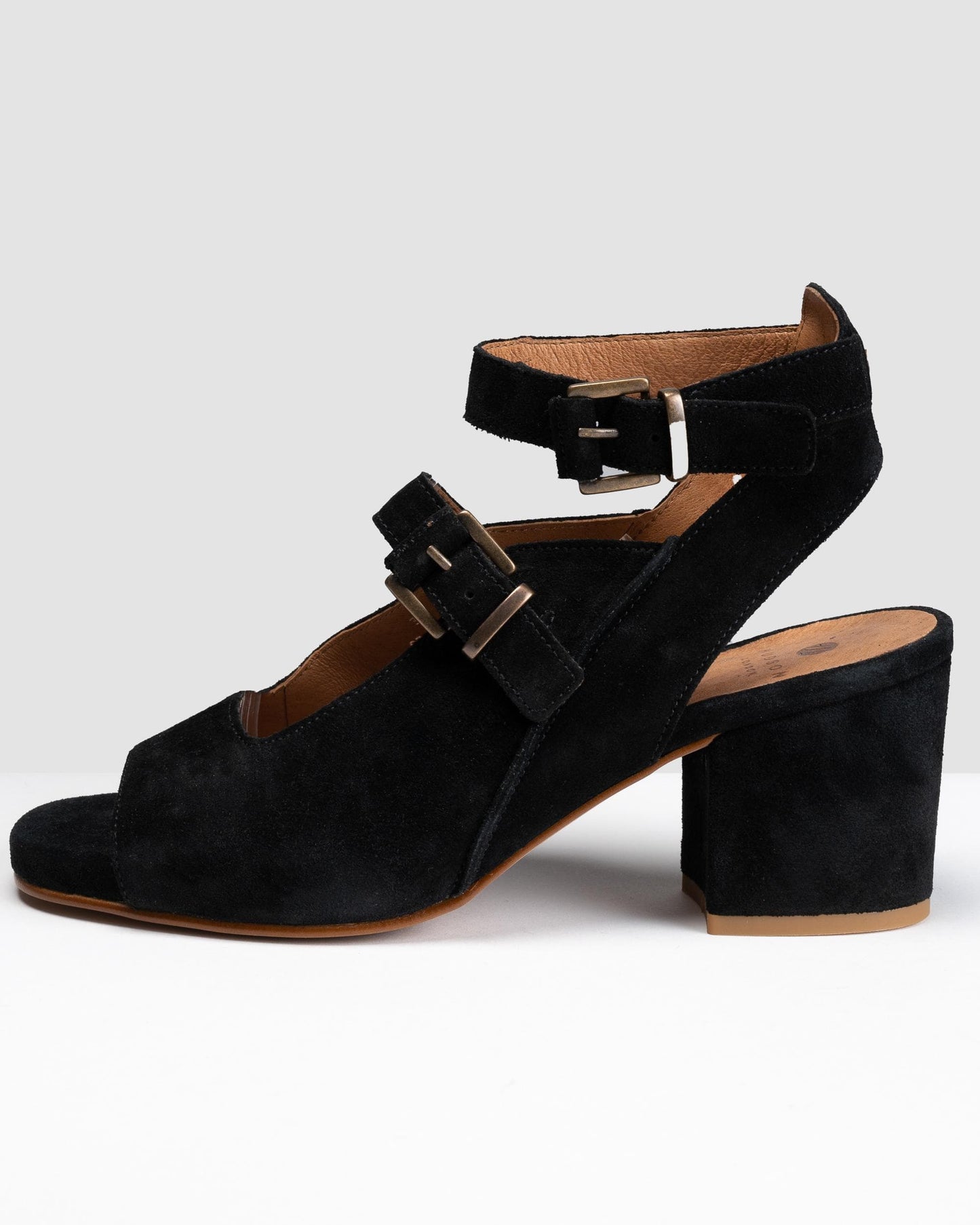 HUDSON LONDON Rona Suede Womens Heels - Black