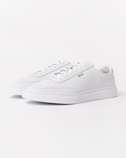 BOSS Orange Kieran Tenn Mens Leather Trainers 50536504