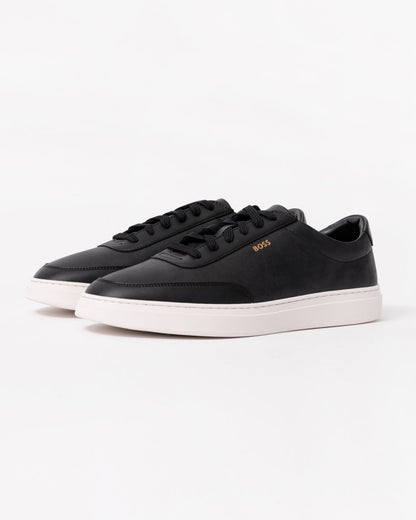 BOSS Orange Kieran Tenn Mens Leather Trainers 50536504