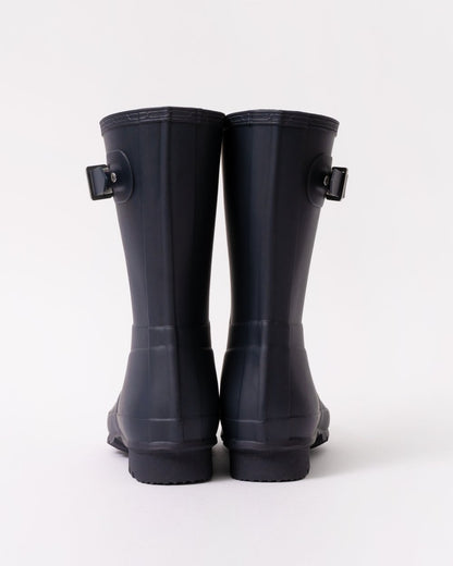 Hunter Original Short Mens Wellies - Navy