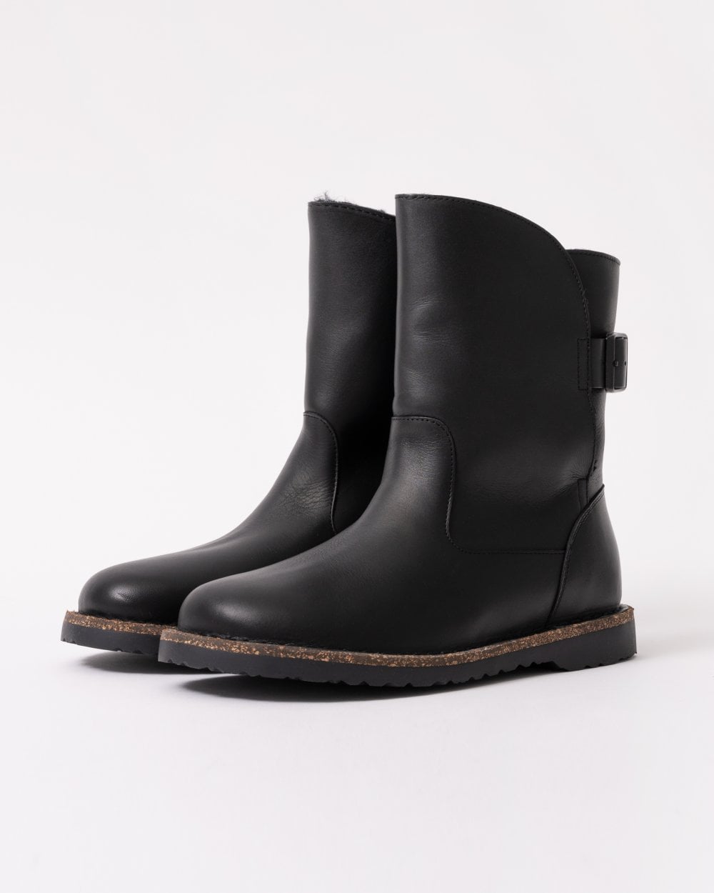 Birkenstock Uppsala Shearling Natural Leather Womens Boots
