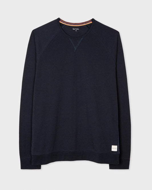 Paul Smith Mens Long Sleeve Lounge Top - 48 Inky Blue