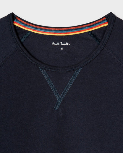 Paul Smith Mens Long Sleeve Lounge Top - 48 Inky Blue