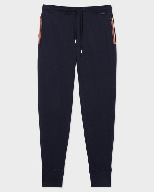 Paul Smith Mens Cotton Jersey Lounge Pants - 48 Inky Blue