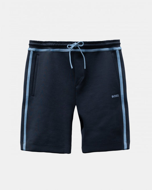 BOSS Green Headlo Tape Mens Shorts - Dark Blue 402
