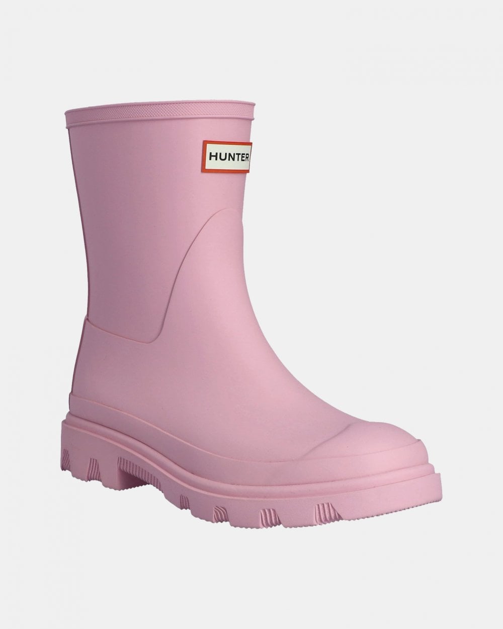 Hunter Downpour Womens Short Boot - Pink Nectar