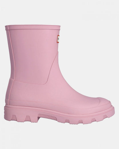 Hunter Downpour Womens Short Boot - Pink Nectar
