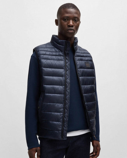 BOSS Orange Odeno2 Mens Padded Gilet - Dark Blue 404