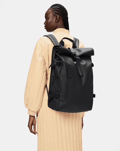 Rains Rolltop Rucksack Large - 01 Black