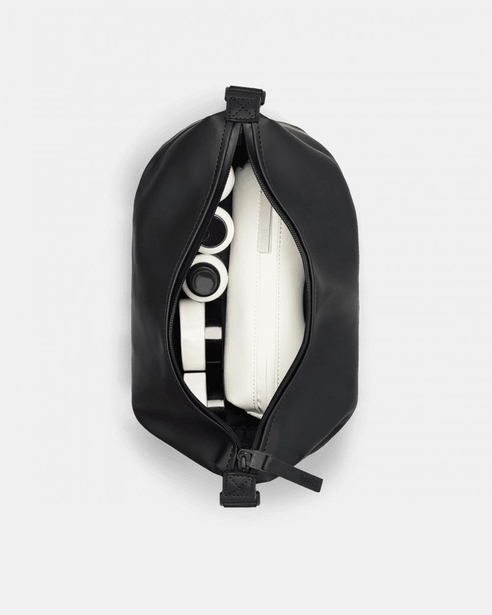 Rains Weekend Wash Bag - 84 Black Grain