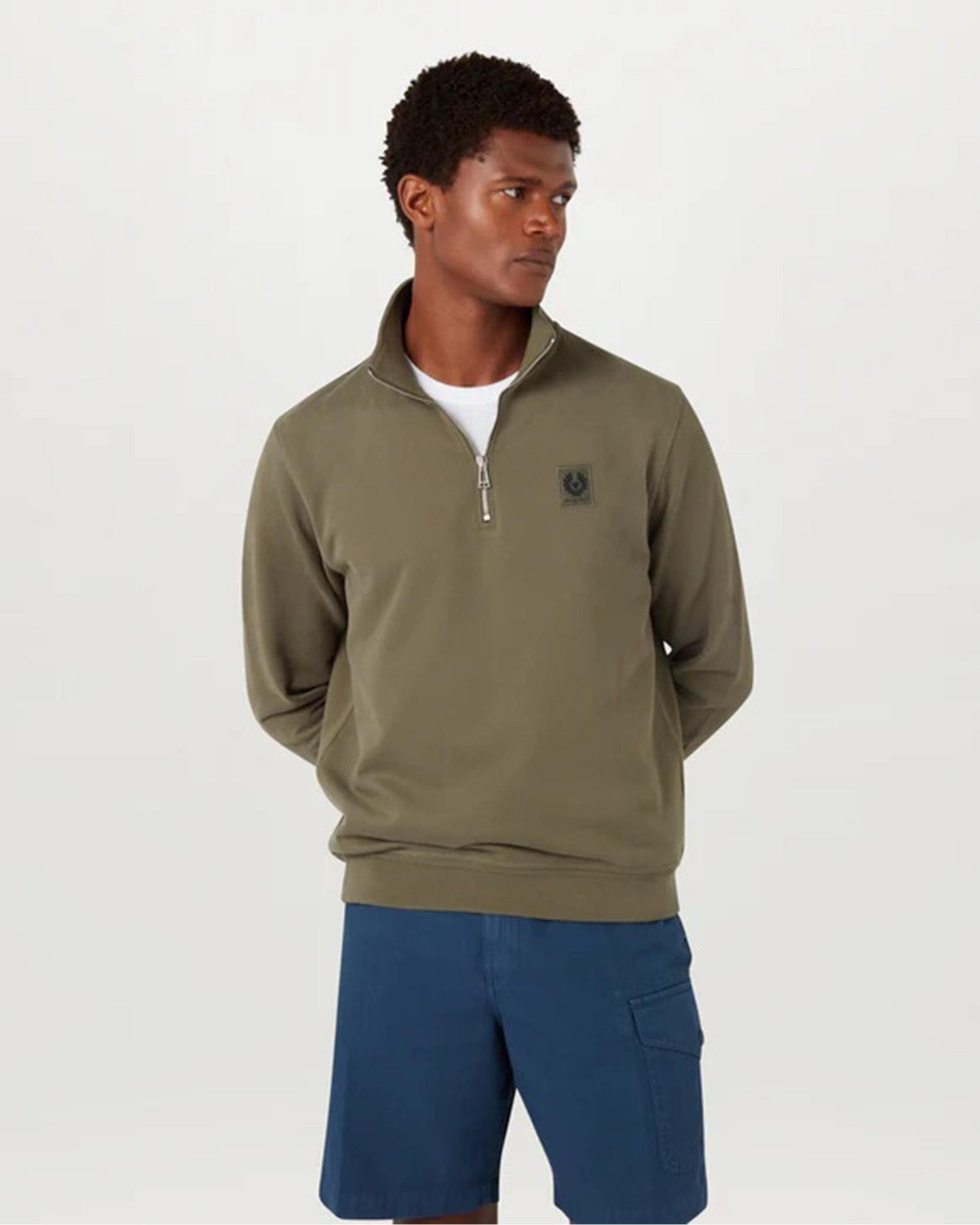 Belstaff Quarter Zip Sweatshirt