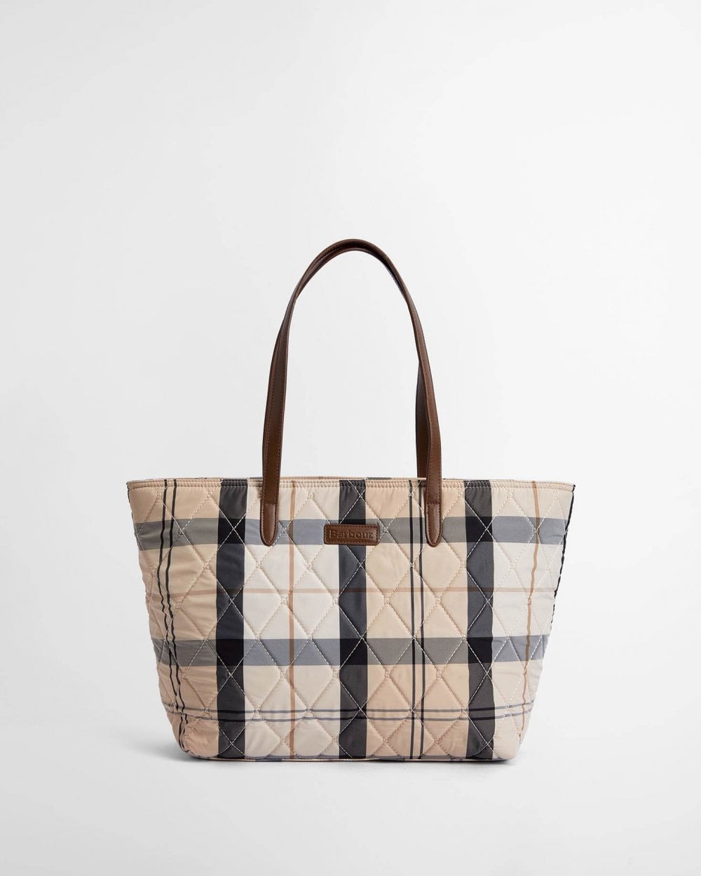 Barbour Wetherham Quilted Womens Tartan Tote