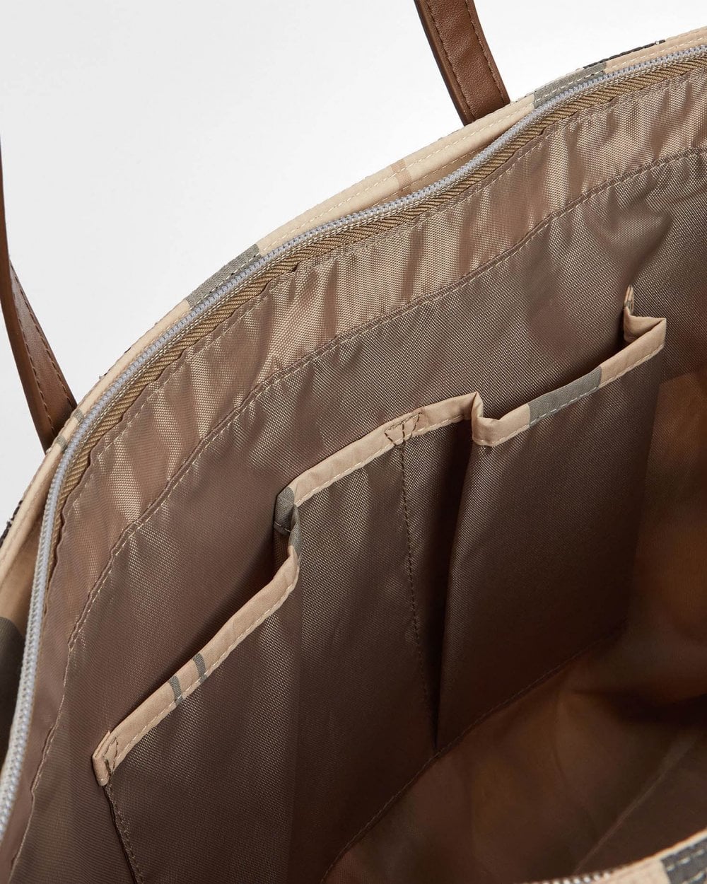 Barbour Wetherham Quilted Womens Tartan Tote