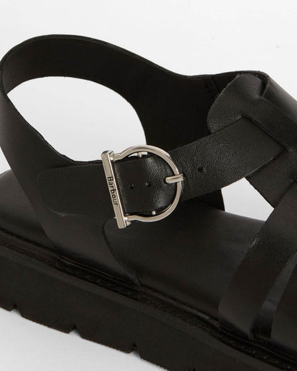 Barbour Otterburn Womens Sandals - Black