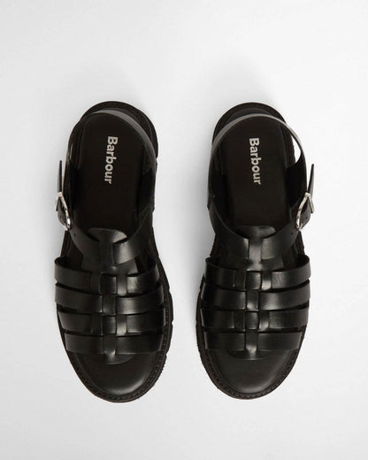 Barbour Otterburn Womens Sandals - Black
