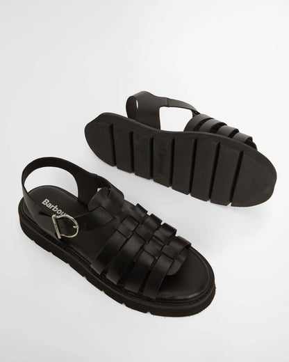 Barbour Otterburn Womens Sandals - Black