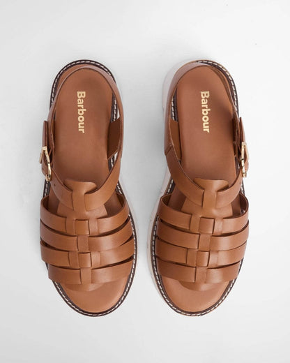 Barbour Otterburn Womens Sandals - Tan