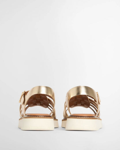 Barbour Otterburn Womens Sandals - Gold
